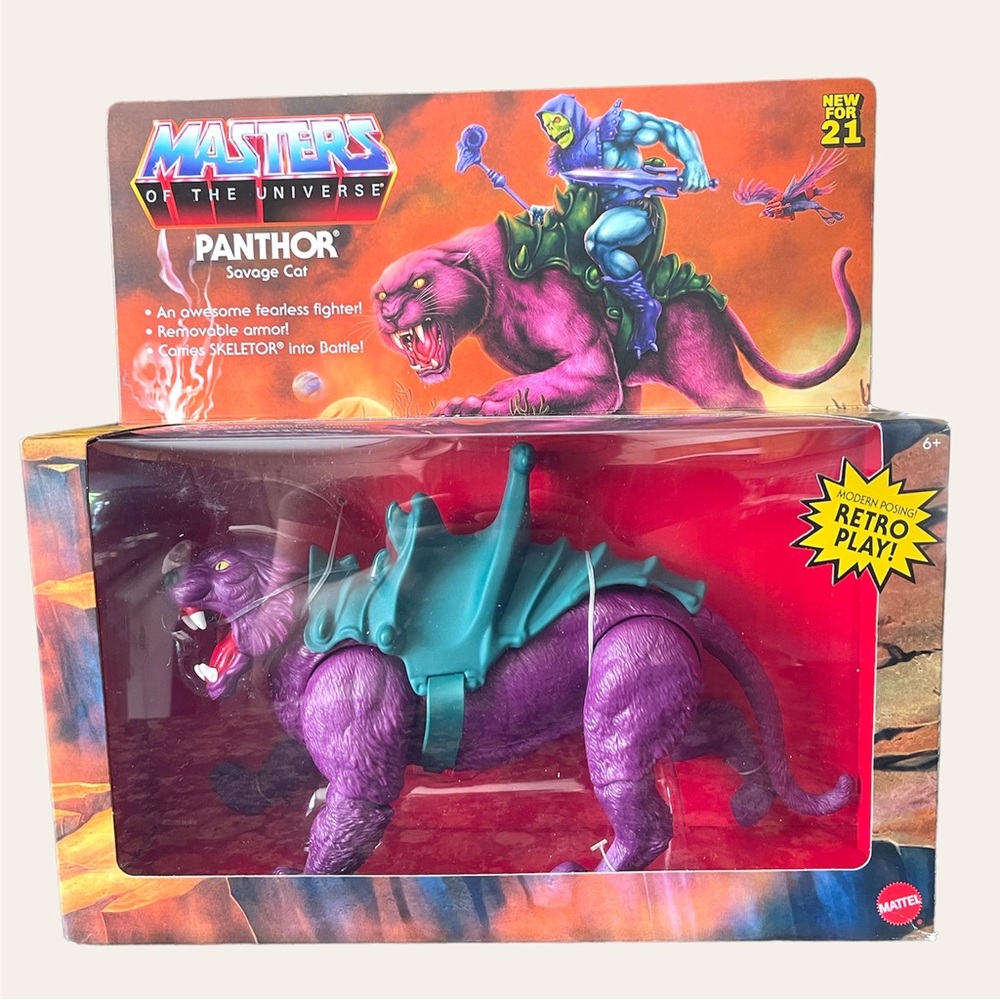 Masters of the Universe Origins Panthor 6 inch Action Figure Panthor Savage Cat